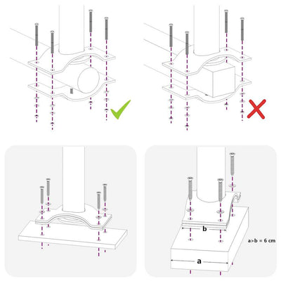 Musta sisäänvedettävä terassin sivumarkiisi Bato 60x300cm
