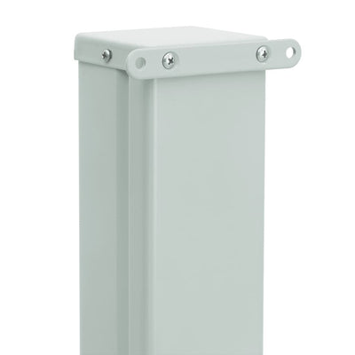 Harmaa sisäänvedettävä terassin sivumarkiisi Snr 100x300cm