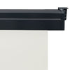 Parvekkeen sivumarkiisi 65x250 cm kerma