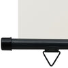 Parvekkeen sivumarkiisi 65x250 cm kerma
