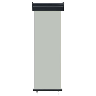 Harmaa parvekkeen sivumarkiisi Hien 65x250cm