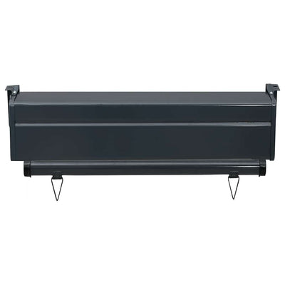 Ruskea parvekkeen sivumarkiisi Hien 65x250cm