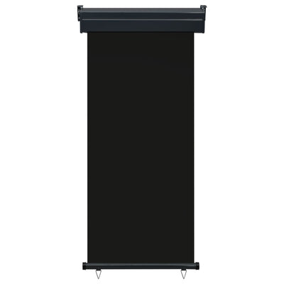 Parvekkeen sivumarkiisi 85x250 cm musta