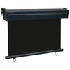 Parvekkeen sivumarkiisi 85x250 cm musta
