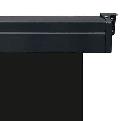 Parvekkeen sivumarkiisi 85x250 cm musta