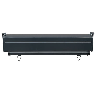 Parvekkeen sivumarkiisi 85x250 cm ruskea