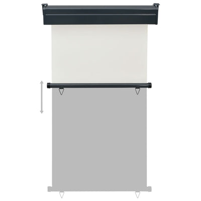 Parvekkeen sivumarkiisi 105x250 cm kerma