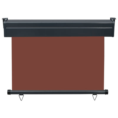 Parvekkeen sivumarkiisi 105x250 cm ruskea