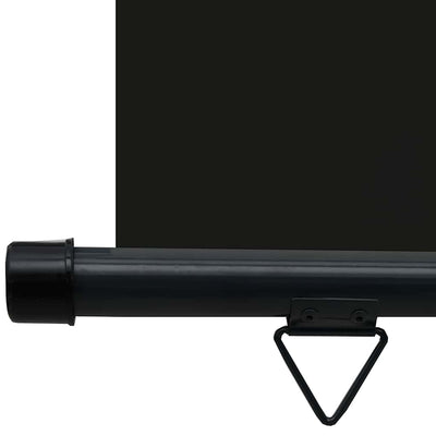 Parvekkeen sivumarkiisi 125x250 cm musta