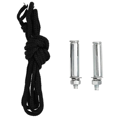 Musta parvekkeen sivumarkiisi Hien 125x250cm