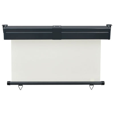 Parvekkeen sivumarkiisi 125x250 cm kerma