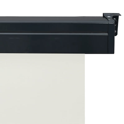 Parvekkeen sivumarkiisi 125x250 cm kerma