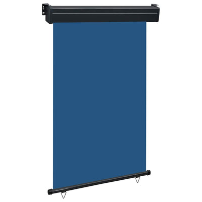 Parvekkeen sivumarkiisi 125x250 cm sininen