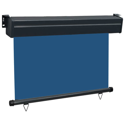 Parvekkeen sivumarkiisi 125x250 cm sininen