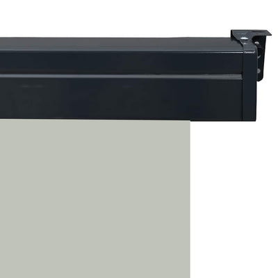 Parvekkeen sivumarkiisi 125x250 cm harmaa