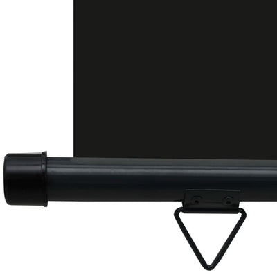 Parvekkeen sivumarkiisi 145x250 cm musta