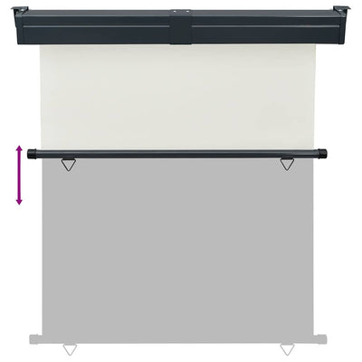 Kerma parvekkeen sivumarkiisi Hien 165x250cm