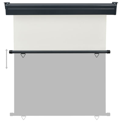Parvekkeen sivumarkiisi 170x250 cm kerma