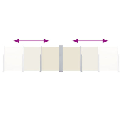 Kerma sisäänvedettävä sivumarkiisi Xenofonte 100x600cm