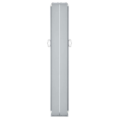 Punainen sisäänvedettävä sivumarkiisi Solimna 170x600cm