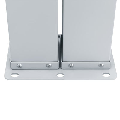 Musta sisäänvedettävä sivumarkiisi Logojan 100x1000cm