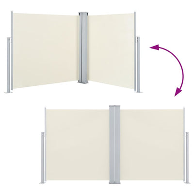 Kerma sisäänvedettävä sivumarkiisi Solimna 120x1000cm