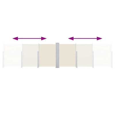 Kerma sisäänvedettävä sivumarkiisi Solimna 120x1000cm