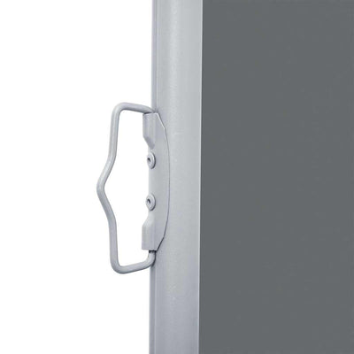 Antrasiitti sisäänvedettävä sivumarkiisi Solimna 120x1000cm