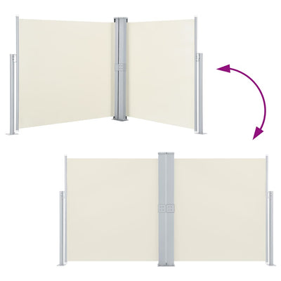 Kerma sisäänvedettävä sivumarkiisi Solimna 140x1000cm