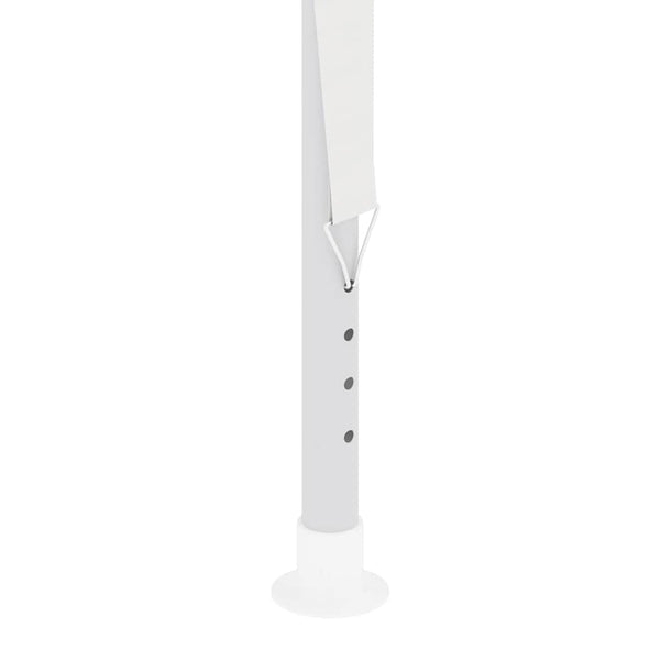 Valkoinen ammattilaisten juhlateltta sivuseinillä Eftade 2x2m (90g/m²)