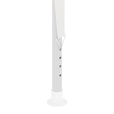 Ammattilaisten juhlateltta sivuseinillä 4x4 m valkoinen 90 g/m²