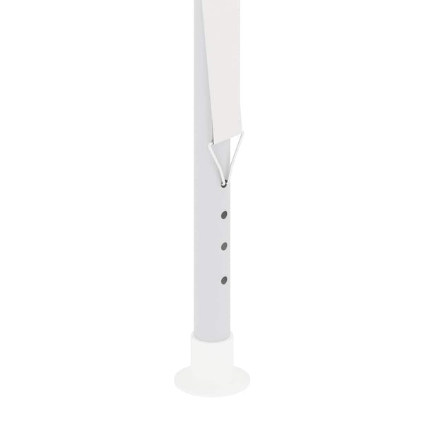 Valkoinen ammattilaisten juhlateltta sivuseinillä Eftade 4x9m (90g/m²)