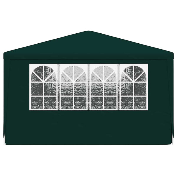 Vihreä ammattilaisten juhlateltta sivuseinillä Eftade 4x6 m (90 g/m²)