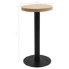 Vaaleanruskea bistropöytä Iraida 40cm (mdf)