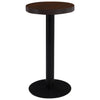 Tummanruskea bistropöytä Iraida 40cm (mdf)