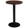 Tummanruskea bistropöytä Iraida 50cm (mdf)