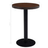 Tummanruskea bistropöytä Iraida 50cm (mdf)