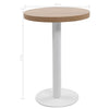 Vaaleanruskea bistropöytä Iraida 60cm (mdf)