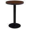Tummanruskea bistropöytä Iraida 60cm (mdf)