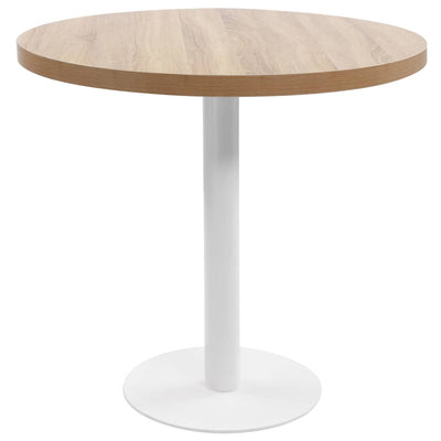 Vaaleanruskea bistropöytä Iraida 80cm (mdf)