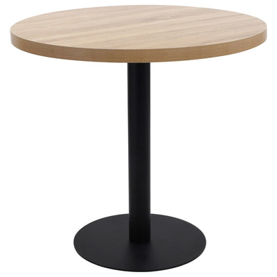 Vaaleanruskea bistropöytä Iraida 80cm (mdf)
