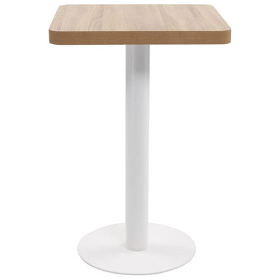Bistropöytä vaaleanruskea 50x50 cm MDF