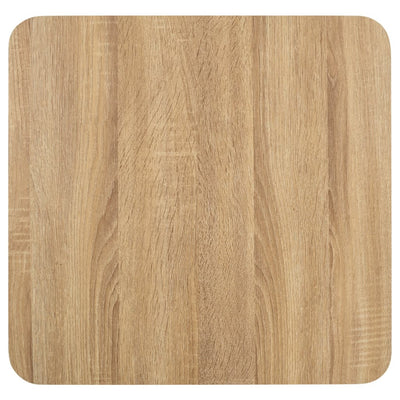 Bistropöytä vaaleanruskea 50x50 cm MDF
