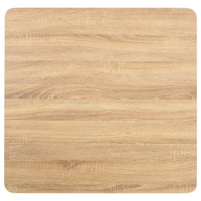 Bistropöytä vaaleanruskea 80x80 cm MDF