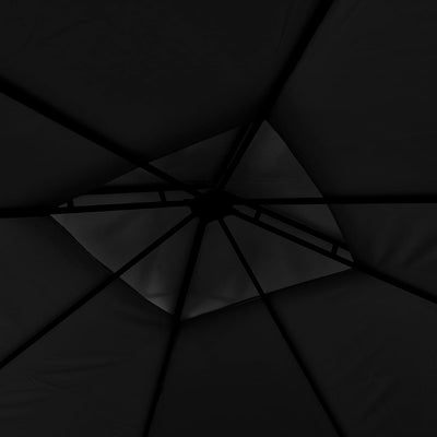 Antrasiitti huvimaja laajennettavalla kaksoiskatolla Rafalet 3x3x2,75 m