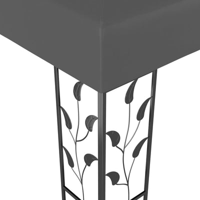 Antrasiitti huvimaja tuplakatolla Rudy 3x4 m