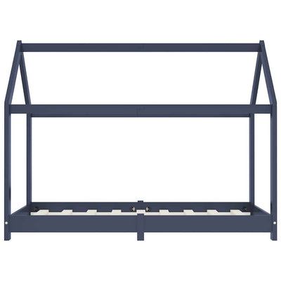 Harmaa lasten sängynrunko Satmar 70x140cm (mänty)