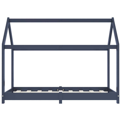 Harmaa lasten sängynrunko Satmar 80x160cm (mänty)