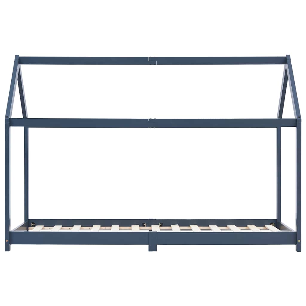 Harmaa lasten sängynrunko Satmar 90x200cm (mänty)