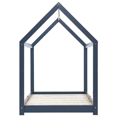 Harmaa lasten sängynrunko Satmar 90x200cm (mänty)